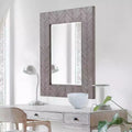 42"x42" Sunburst Iron Frame Wall Mirror, Modern Decor, Wall Mount