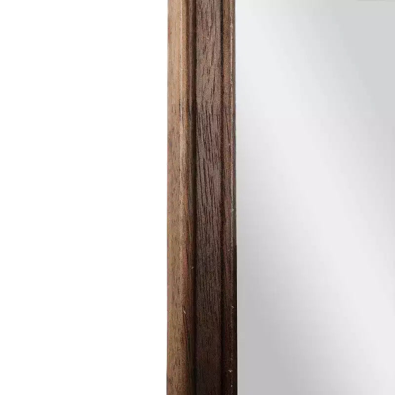 Wall Mirror with Solid Wood Frame and Silver Backed Glass, for Entryways, Dining Rooms & More