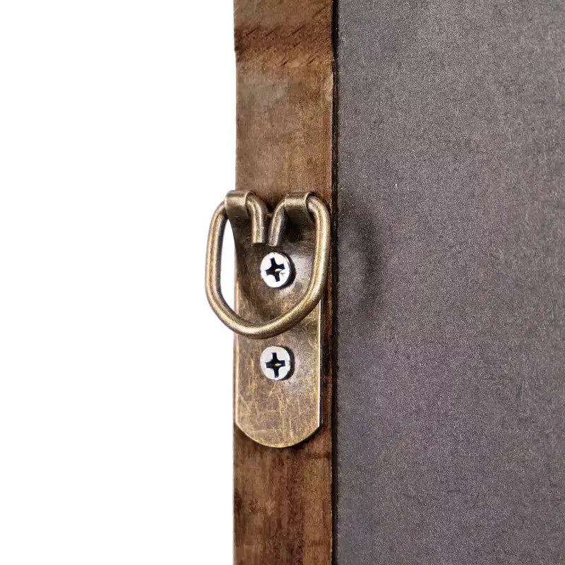 Wall Mirror with Solid Wood Frame and Silver Backed Glass, for Entryways, Dining Rooms & More