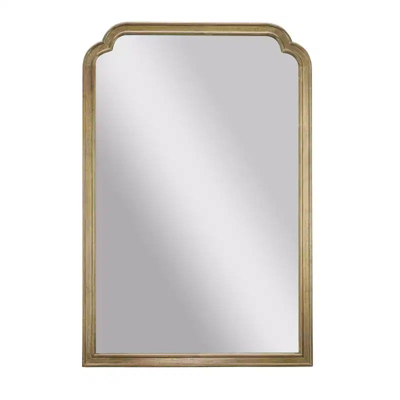 Wall Mirror with Solid Wood Frame and Silver Backed Glass, for Entryways, Dining Rooms & More