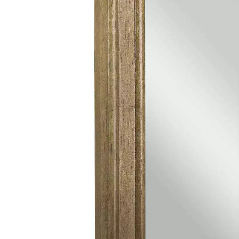 Wall Mirror with Solid Wood Frame and Silver Backed Glass, for Entryways, Dining Rooms & More