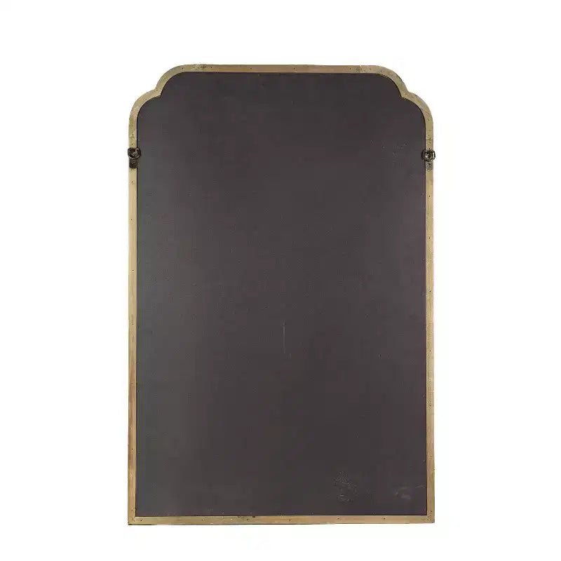 Wall Mirror with Solid Wood Frame and Silver Backed Glass, for Entryways, Dining Rooms & More