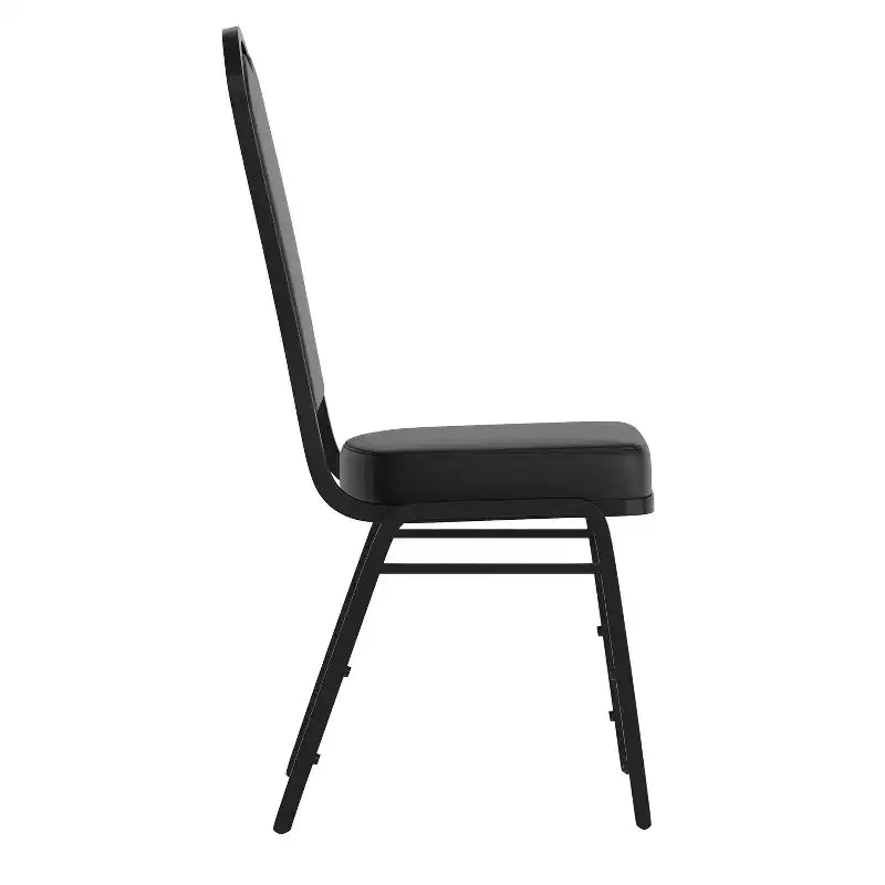 4 Pack Crown Back Stacking Banquet Chair