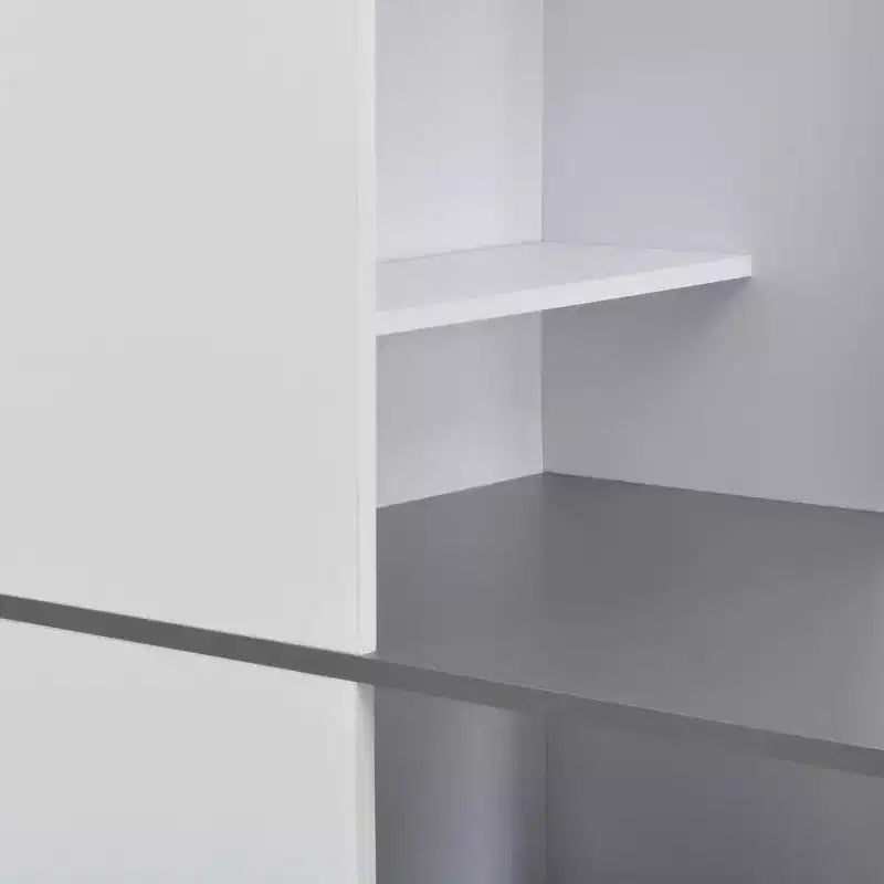 Bar Table, Kitchen Pub Table, Bistro Table for Dining Room with Cabinet