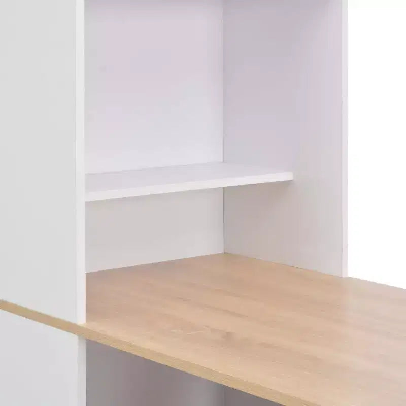 Bar Table, Kitchen Pub Table, Bistro Table for Dining Room with Cabinet