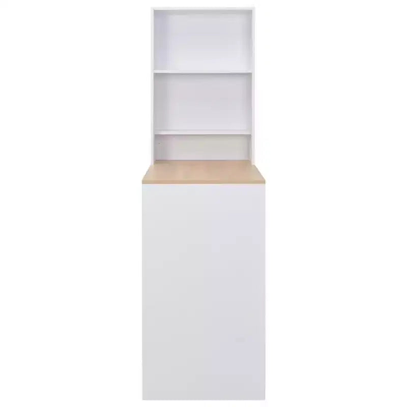 Bar Table, Kitchen Pub Table, Bistro Table for Dining Room with Cabinet