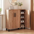 5-Tier Shoe Storage Cabinet with 3 Doors, Removable Shelves & Ventilation Hole