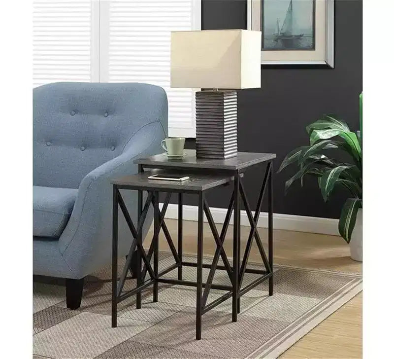 Rectangle Metal Top End Table