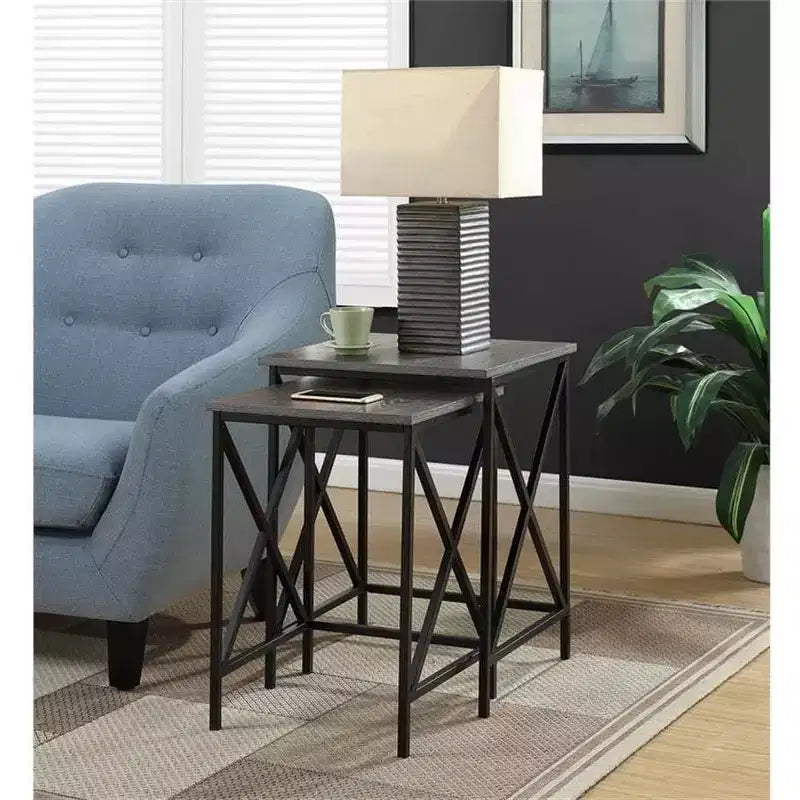 Rectangle Metal Top End Table