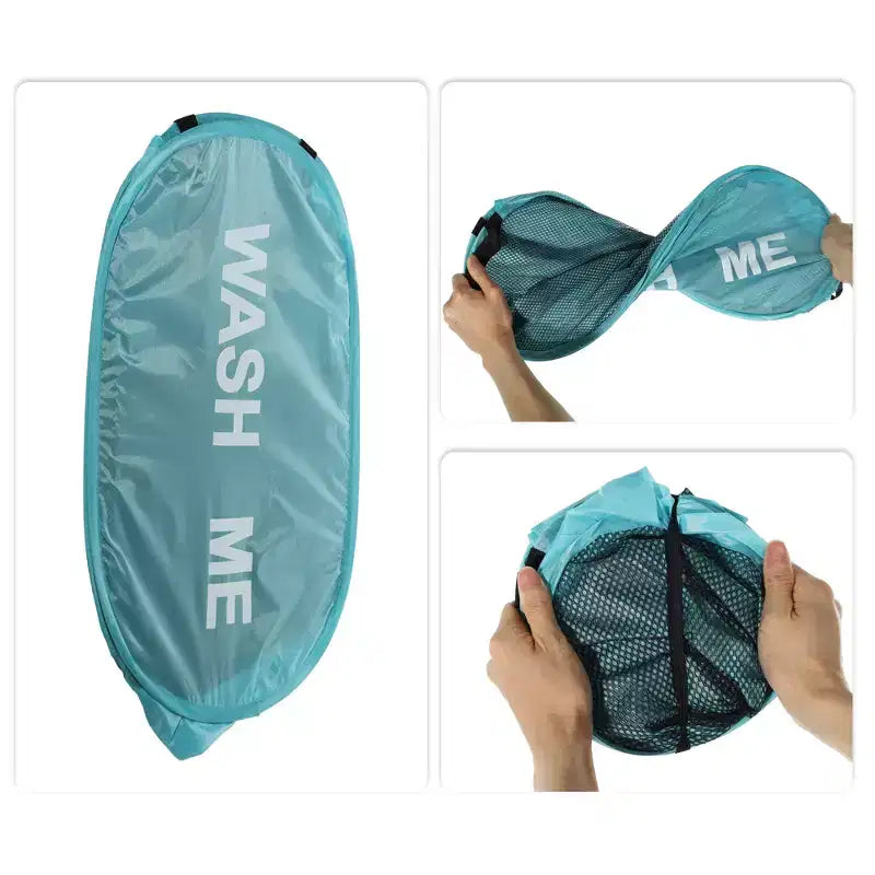 Folding Mesh Laundry Basket, 19.81 Gallon
