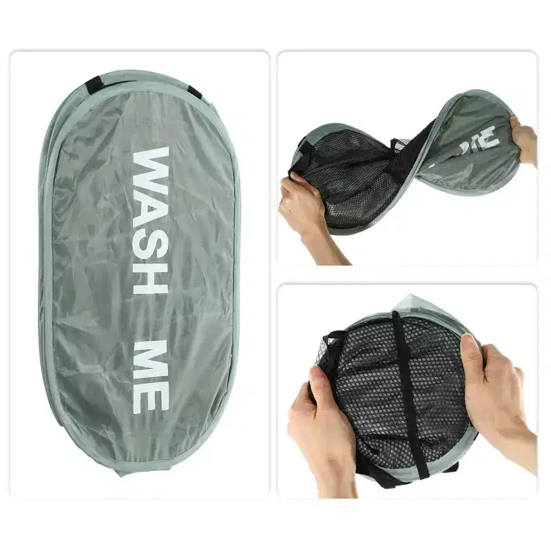 Folding Mesh Laundry Basket, 19.81 Gallon