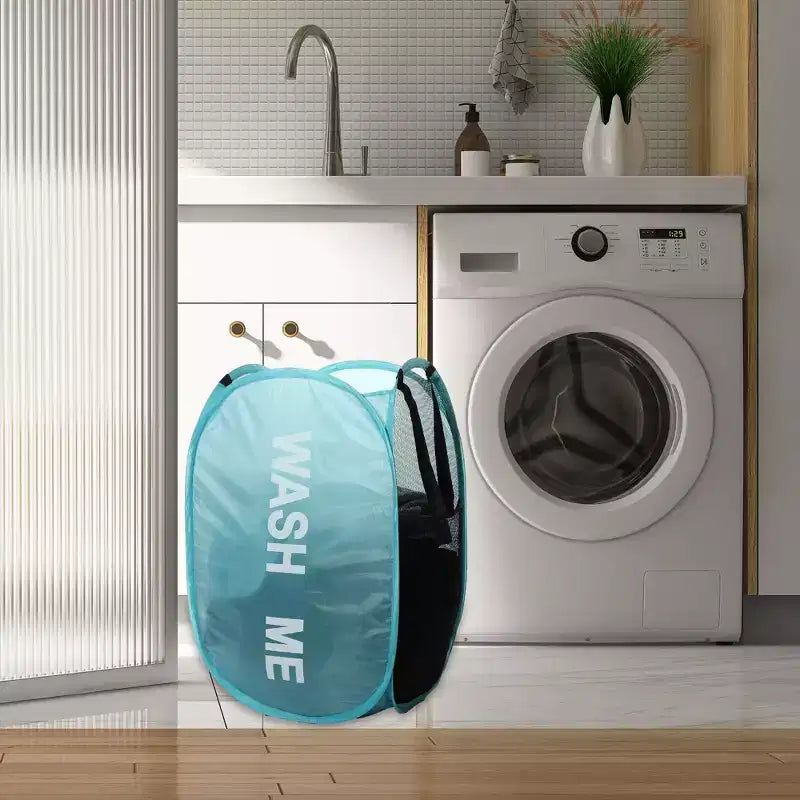 Folding Mesh Laundry Basket, 19.81 Gallon