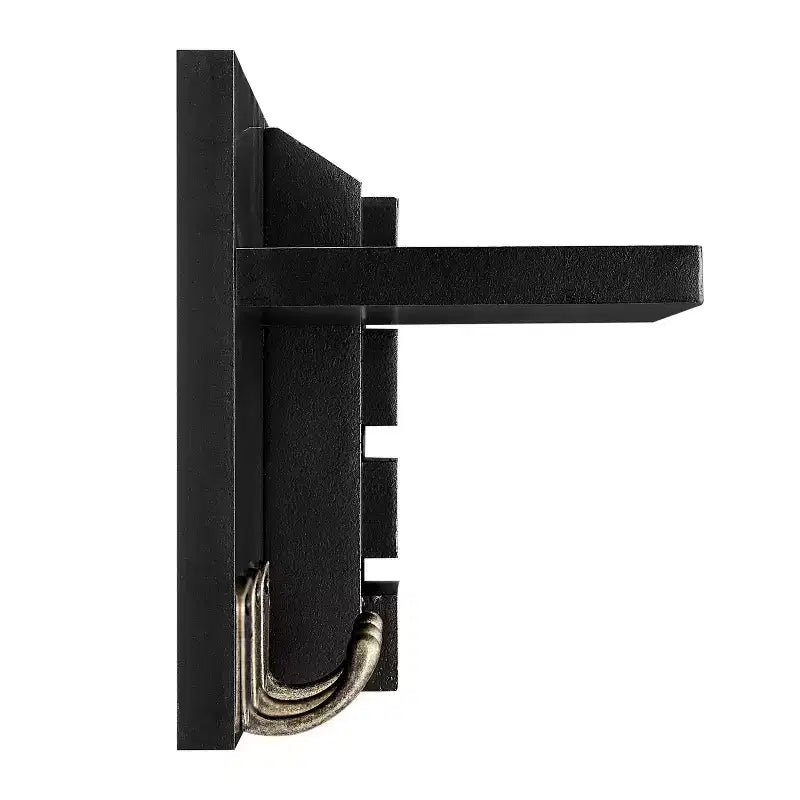 18" Utility Shelf with Pocket and Hanging Hooks